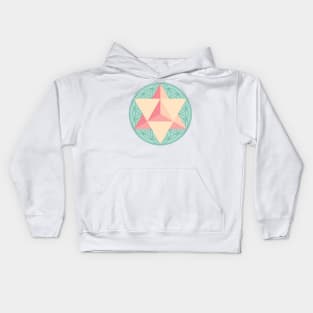 Merkaba with Flower of Life Kids Hoodie